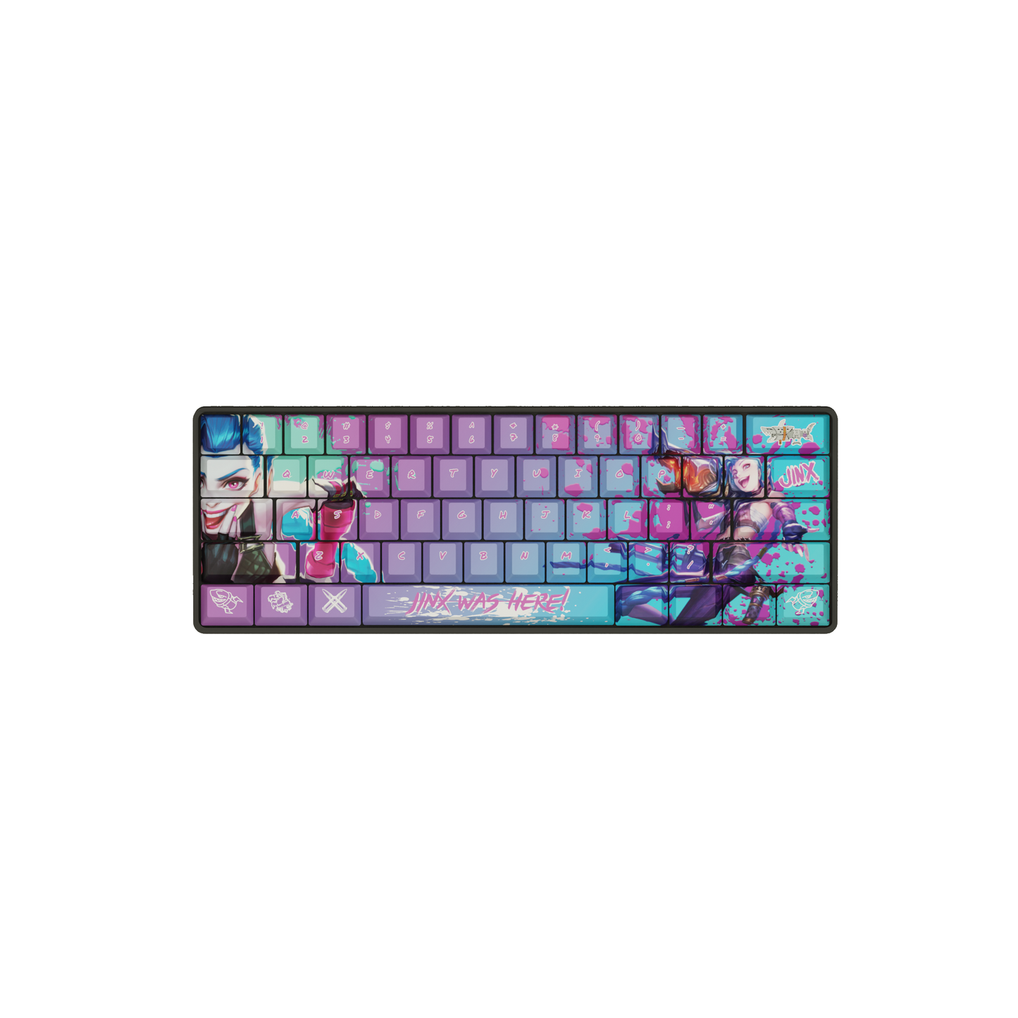 The "Boom Queen" Waifu Keyboard