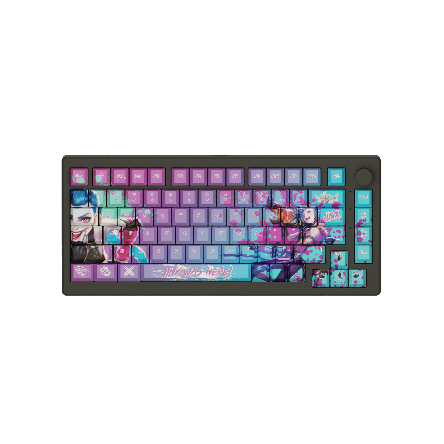 The "Boom Queen" Waifu Keyboard