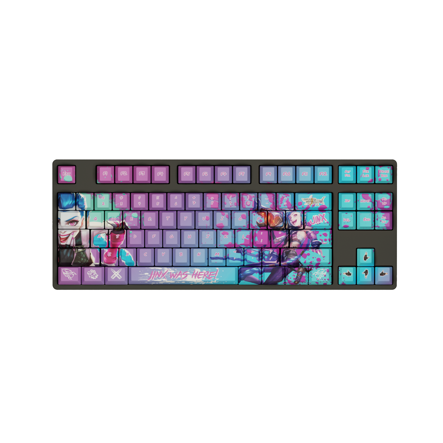 The "Boom Queen" Waifu Keyboard