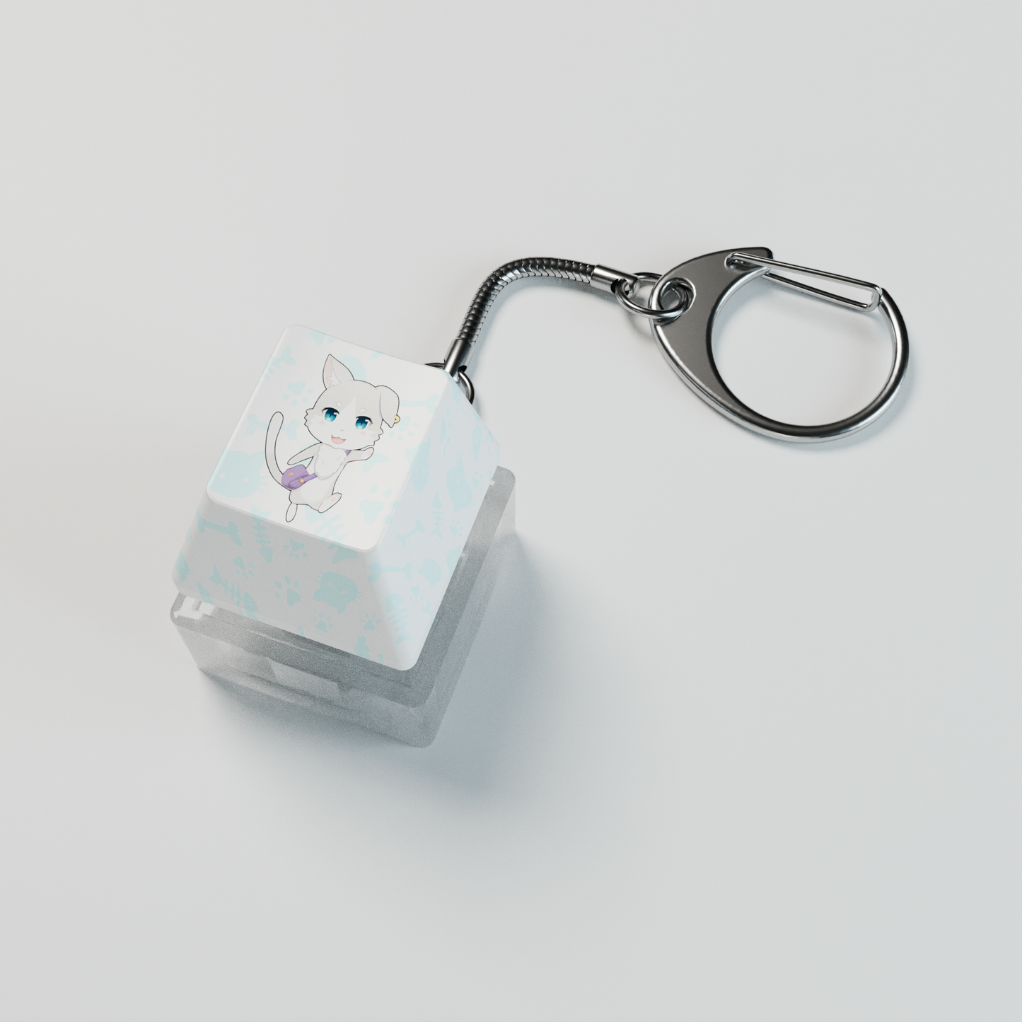 The "Frozen Elegance" Waifu Fidget Keychain | Style C