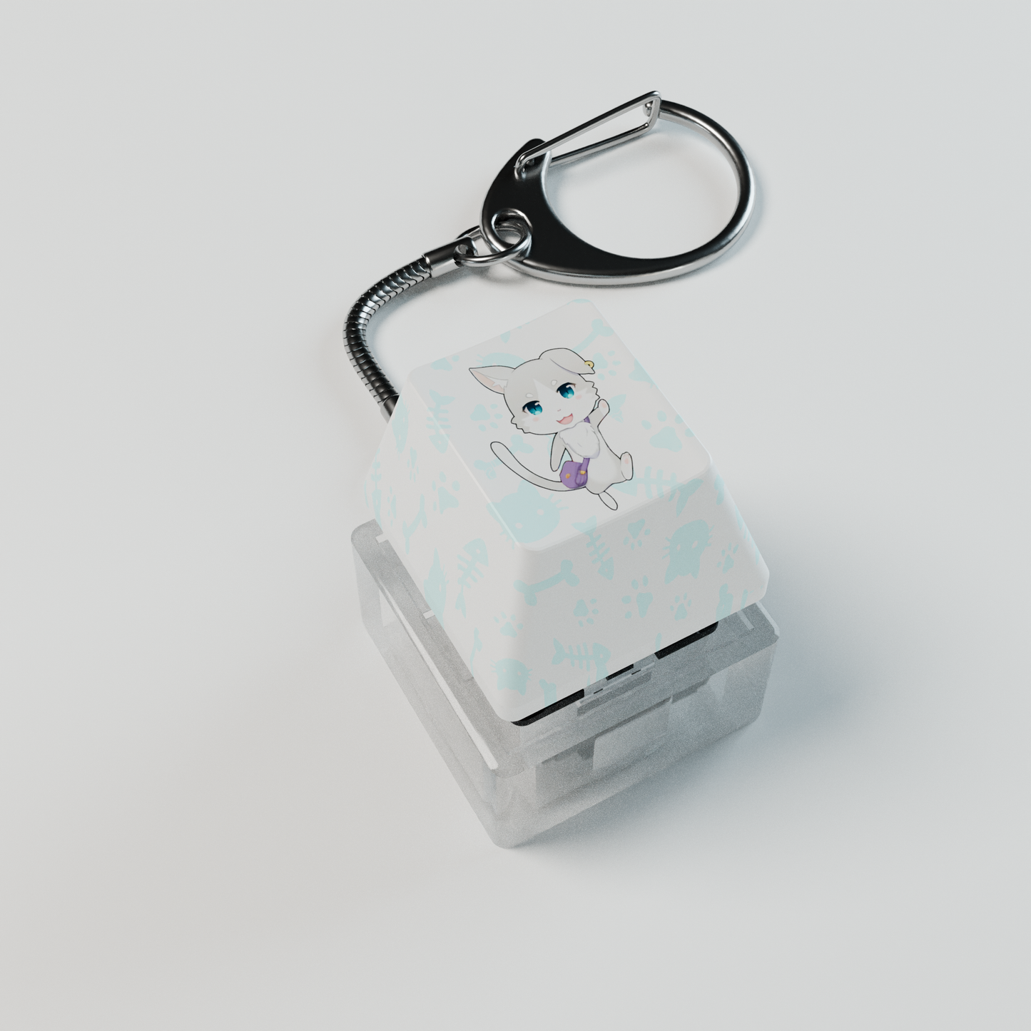 The "Frozen Elegance" Waifu Fidget Keychain | Style C