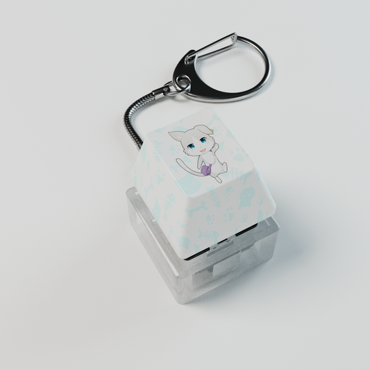 The "Frozen Elegance" Waifu Fidget Keychain | Style C