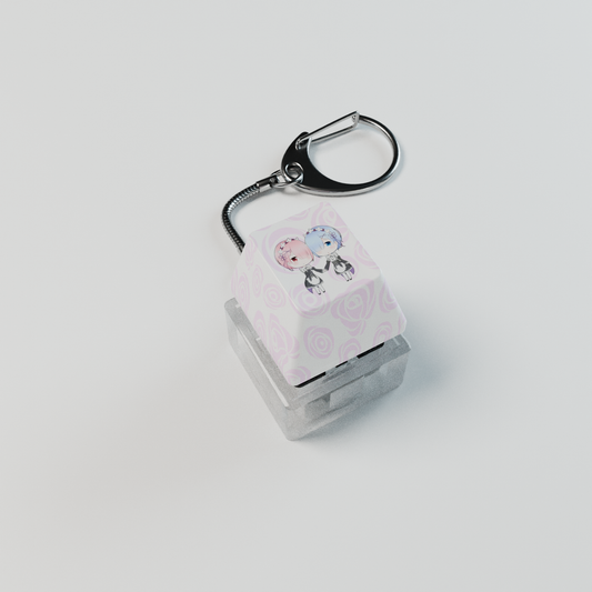 The "Frozen Elegance" Waifu Fidget Keychain | Style B