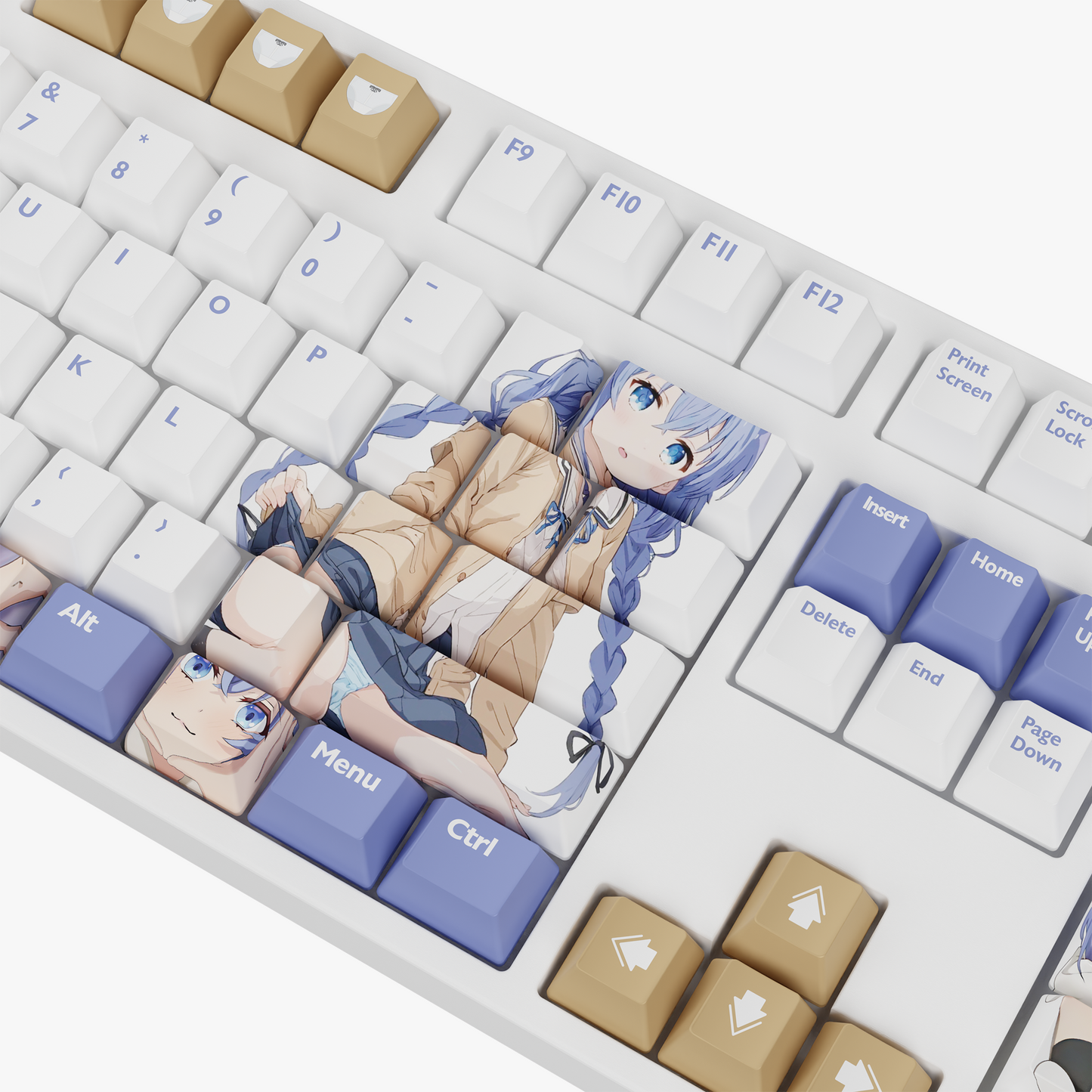 The "Water Magician" Waifu Keycaps Set