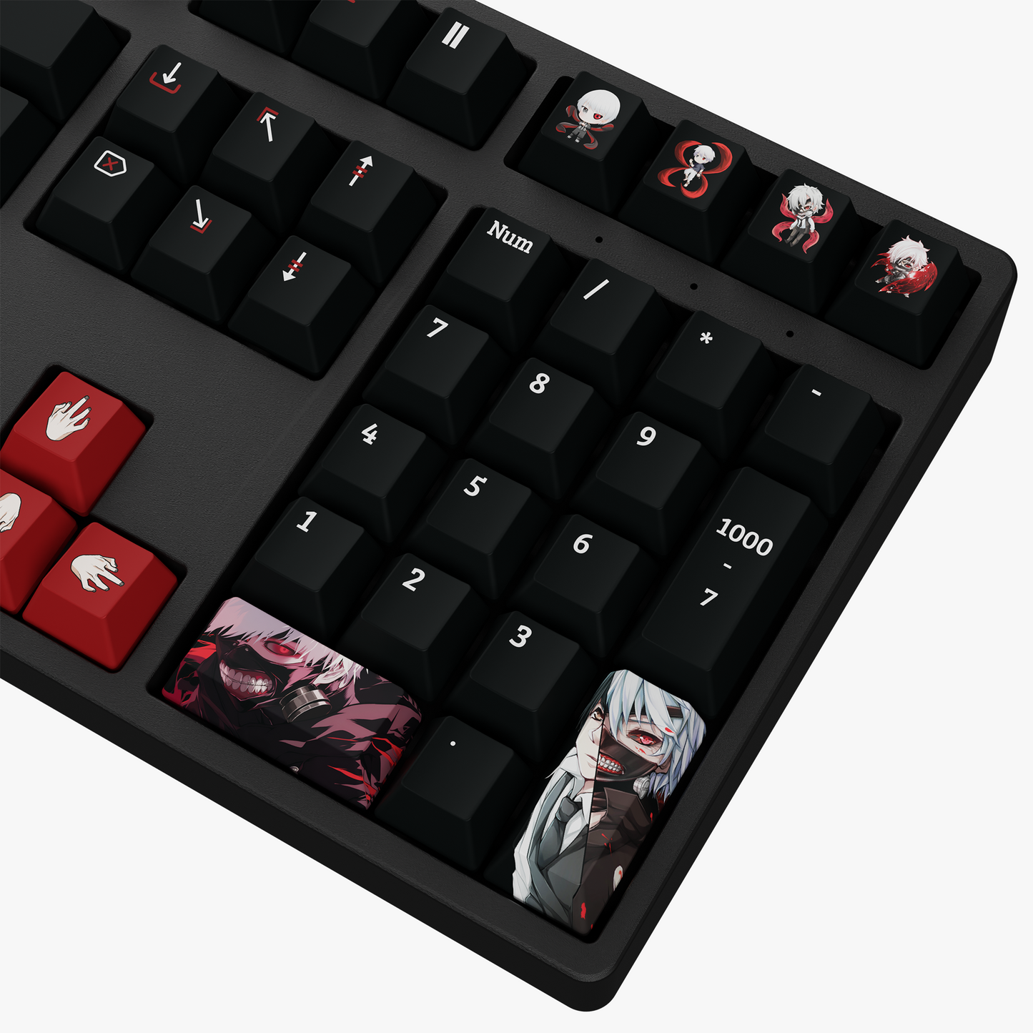 The "One-Eyed King" Husbando Keycaps Set