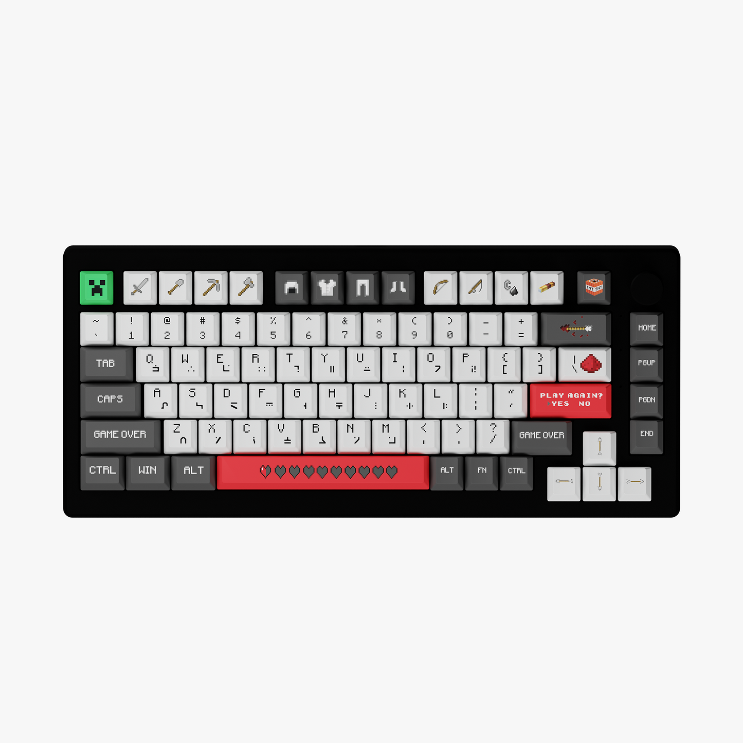 The "Pixelated Game" Kawaii Keyboard