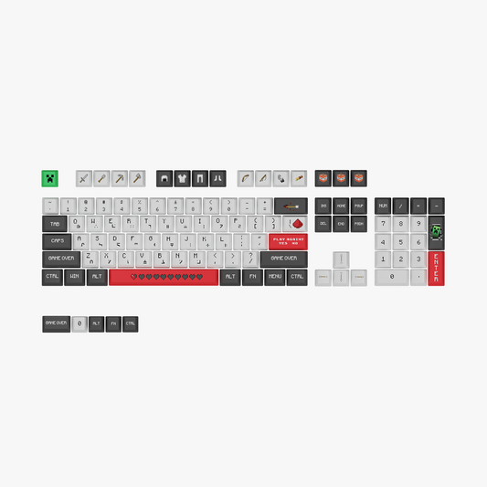 The "Pixelated Game" Kawaii Keycaps Set