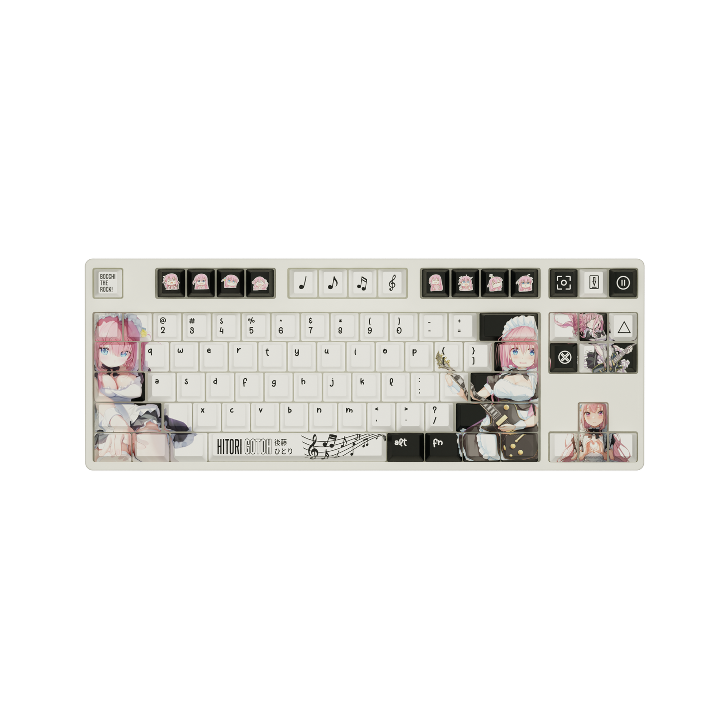 The "Shy Guitarist" Waifu Keyboard | Maid Cosplay