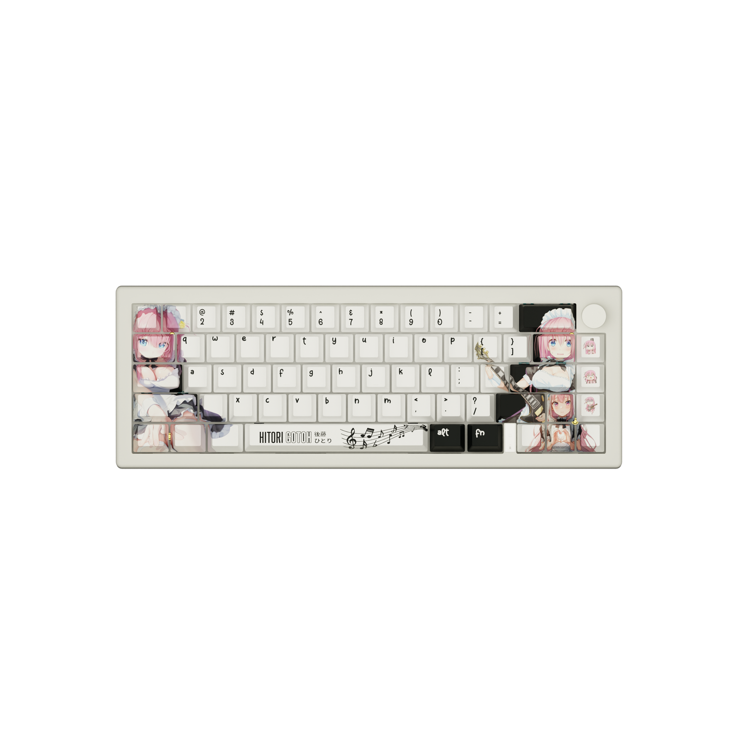 The "Shy Guitarist" Waifu Keyboard | Maid Cosplay